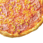 PIZZA AMERICANA (paradicsom, sajt, sonka, kukorica)